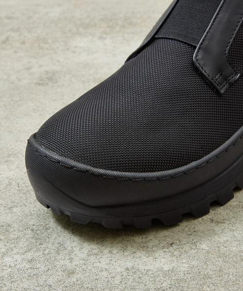 And A(アンドエー)の「PADRONE パドローネ / FRONT GORE SHOES VIBRAMソールフロントゴアシューズ / PU8840-2004(スニーカー・メンズ・ブラック/ブラック系その他・40/41/42/43)」の12枚目の写真