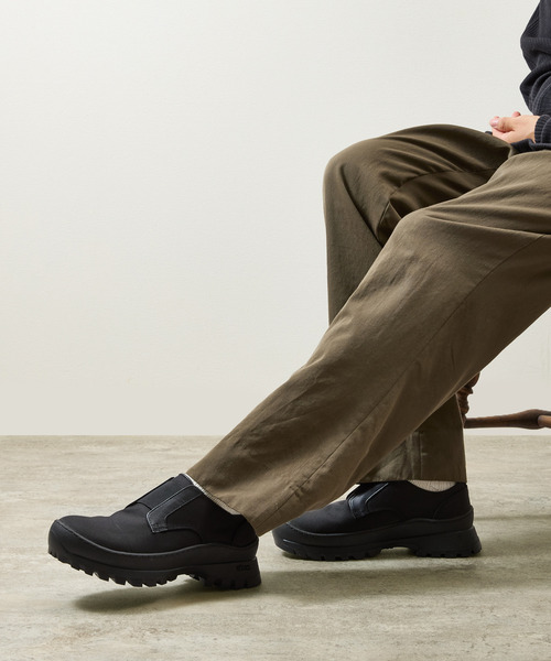 And A(アンドエー)の「PADRONE パドローネ / FRONT GORE SHOES VIBRAMソールフロントゴアシューズ / PU8840-2004(スニーカー・メンズ・ブラック/ブラック系その他・40/41/42/43)」の20枚目の写真