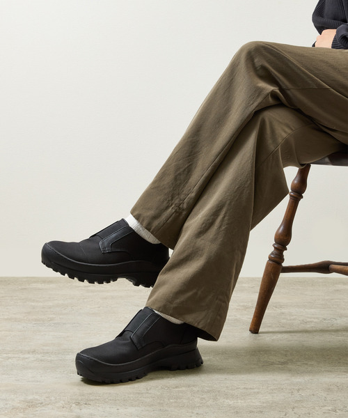 And A(アンドエー)の「PADRONE パドローネ / FRONT GORE SHOES VIBRAMソールフロントゴアシューズ / PU8840-2004(スニーカー・メンズ・ブラック/ブラック系その他・40/41/42/43)」の21枚目の写真