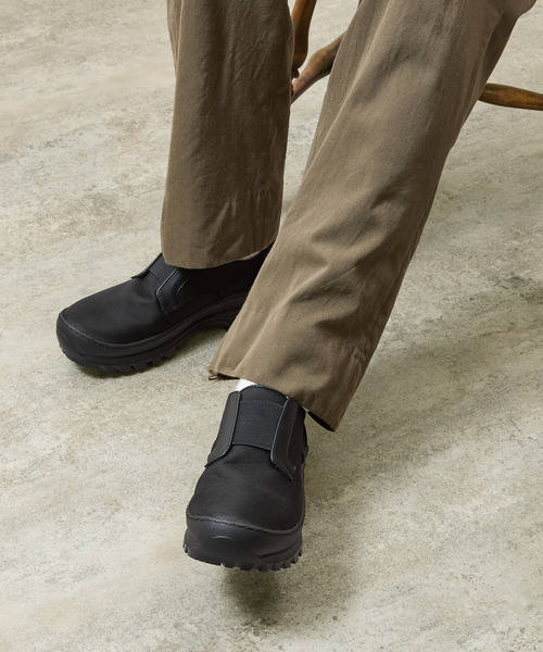 And A(アンドエー)の「PADRONE パドローネ / FRONT GORE SHOES VIBRAMソールフロントゴアシューズ / PU8840-2004(スニーカー・メンズ・ブラック/ブラック系その他・40/41/42/43)」の22枚目の写真