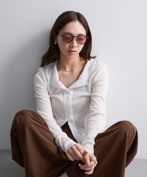 NOEYEDIA（ノーアイディア）の「【NOEYEDIA】ボストン　カラーレンズサングラス NE-430（サングラス・レディース・ブラック系その他2/ブラック系その他3/ブラック系1/ブラウン/グレー/ブラック系その他4/グレー系その他2/ブラウン系その他2/ブラウン系その他3・FREE）」の17枚目の写真