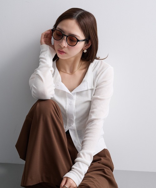 NOEYEDIA（ノーアイディア）の「【NOEYEDIA】ボストン　カラーレンズサングラス NE-430（サングラス・レディース・ブラック系その他2/ブラック系その他3/ブラック系1/ブラウン/グレー/ブラック系その他4/グレー系その他2/ブラウン系その他2/ブラウン系その他3・FREE）」の18枚目の写真