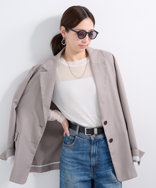 NOEYEDIA（ノーアイディア）の「【NOEYEDIA】ボストン　カラーレンズサングラス NE-430（サングラス・レディース・ブラック系その他2/ブラック系その他3/ブラック系1/ブラウン/グレー/ブラック系その他4/グレー系その他2/ブラウン系その他2/ブラウン系その他3・FREE）」の13枚目の写真