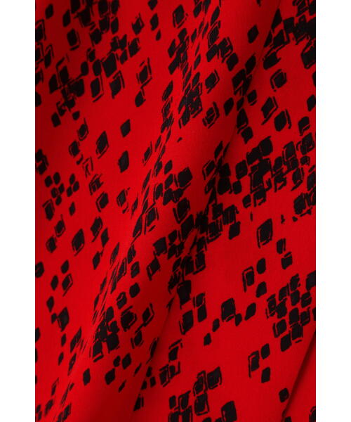 ピンキーアンドダイアン◆アブストラクトプリントブラウス エクリュ 38 ピンキーアンドダイアン◇アブストラクトプリントブラウス エクリュ 38