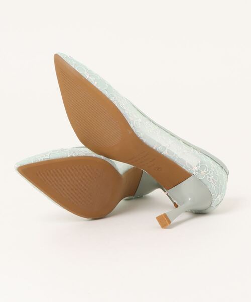 セール】レース刺繍ポインテッドトゥパンプス/MOR102（パンプス