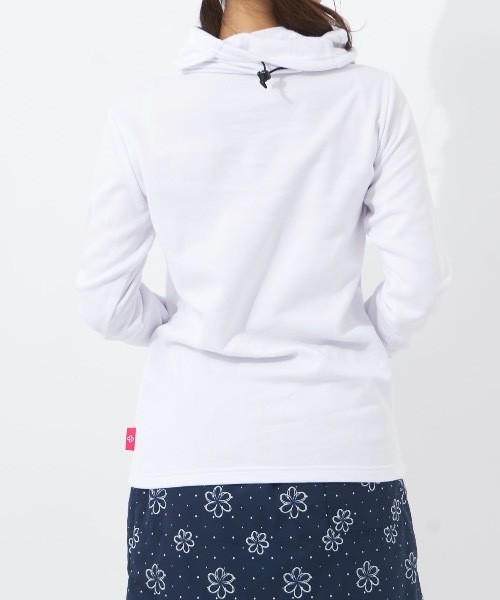 新品マリクレール ゴルフ クレイジーホットインナーシャツ 保温 UV M レディース インナーシャツ モックネック クレイジーホット