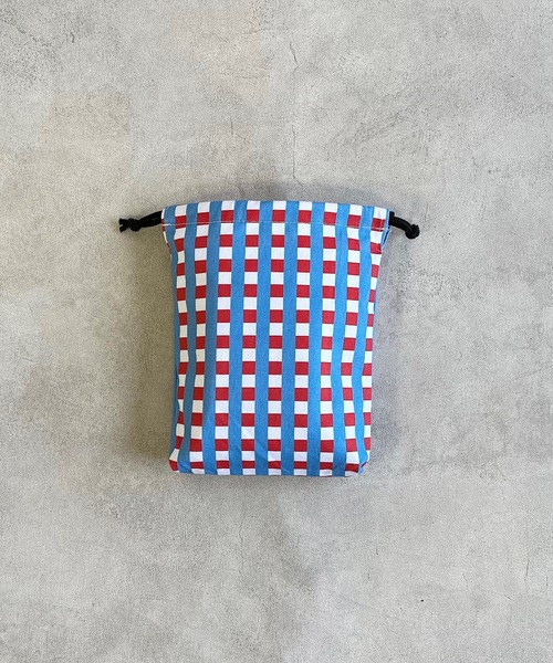 MARKEY'S（マーキーズ）の「【原田ちあき×MARKEY'S】別注巾着S(A)（ポーチ・キッズ・マルチ/オレンジ/キナリ・FREE）」の9枚目の写真