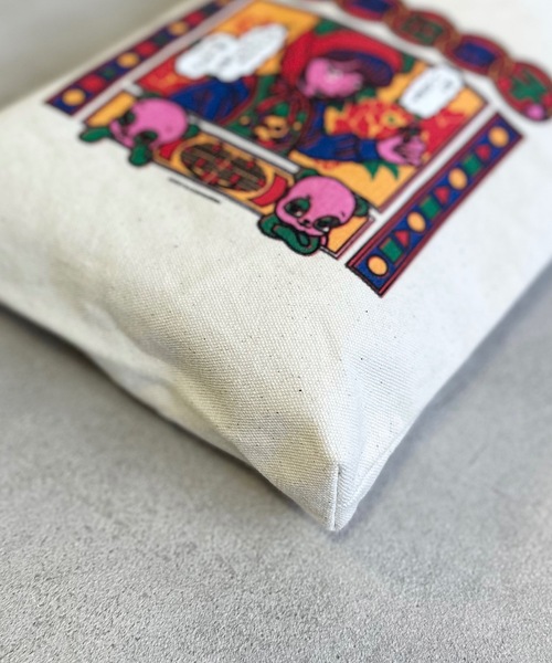 MARKEY'S（マーキーズ）の「【原田ちあき×MARKEY'S】別注巾着S(A)（ポーチ・キッズ・マルチ/オレンジ/キナリ・FREE）」の6枚目の写真