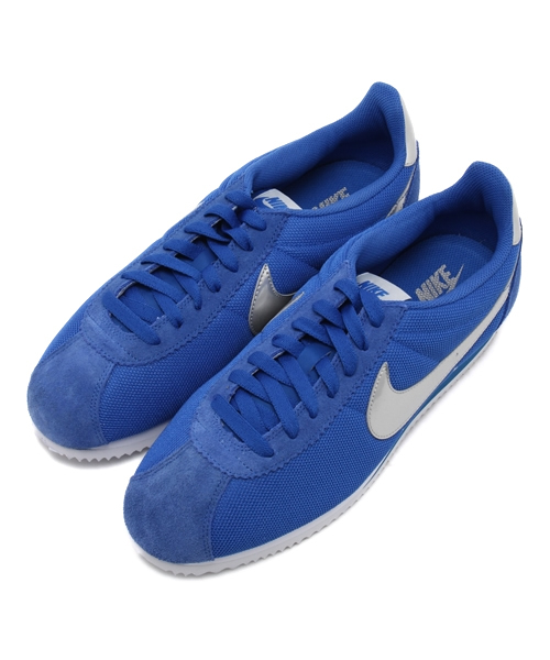NIKE(ナイキ)の「ユニセックス ナイキ クラシックコルテッツ ナイロン NIKE CLASSIC CORTEZ NYLON 532487(スニーカー・メンズ・ブルー/ホワイト・24.5cm/27.5cm/27cm/24cm/28cm/26.5cm/28.5cm)」の3枚目の写真