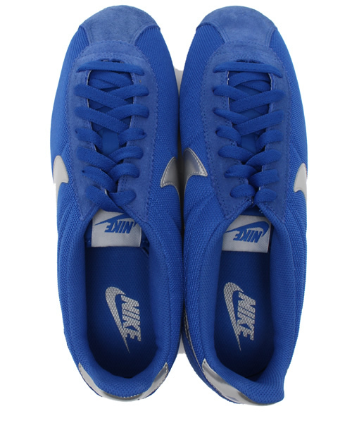 NIKE(ナイキ)の「ユニセックス ナイキ クラシックコルテッツ ナイロン NIKE CLASSIC CORTEZ NYLON 532487(スニーカー・メンズ・ブルー/ホワイト・24.5cm/27.5cm/27cm/24cm/28cm/26.5cm/28.5cm)」の4枚目の写真