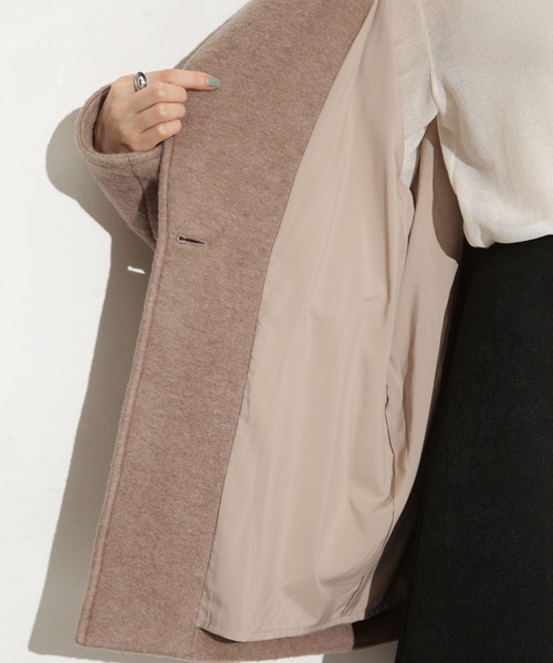 NANO universe（ナノユニバース）の「MAPELスライバーミドル丈コート