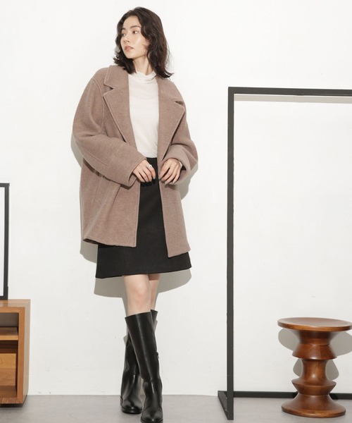 NANO universe（ナノユニバース）の「MAPELスライバーミドル丈コート