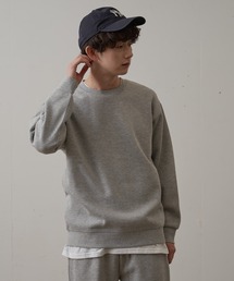 Blue Standard （ブルースタンダード）の「【BLUE STANDARD/ブルースタンダード】ヘビーウェイト　 裏起毛　クルーネック　スウェット　トレーナー（スウェット・メンズ）」