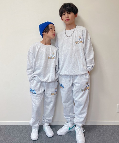 ムラサキスポーツ by RiY（ムラサキスポーツバイアールアイワイ）の「ANTIBAL/アンティバル キッズ スウェット DESI LTD 234AN3TR076（スウェット・キッズ・ヘザーグレー/ブラック/グリーン/ブルー/ブラウン・130cm/150cm/160cm/140cm）」の16枚目の写真