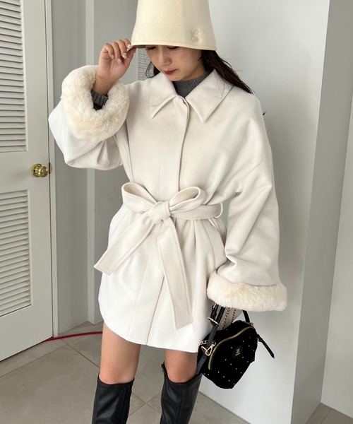 one after another NICE CLAUP（ワンアフターアナザーナイスクラップ）の「ハートエンブレム付きバッグ（ショルダーバッグ・レディース・シルバー/ブラック/ピンク・FREE）」の14枚目の写真