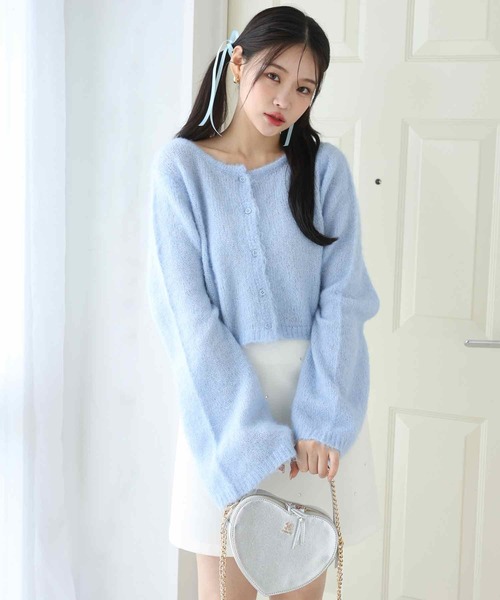 one after another NICE CLAUP（ワンアフターアナザーナイスクラップ）の「ハートエンブレム付きバッグ（ショルダーバッグ・レディース・シルバー/ブラック/ピンク・FREE）」の22枚目の写真