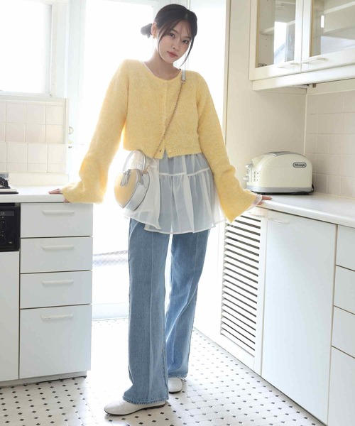 one after another NICE CLAUP（ワンアフターアナザーナイスクラップ）の「ハートエンブレム付きバッグ（ショルダーバッグ・レディース・シルバー/ブラック/ピンク・FREE）」の19枚目の写真