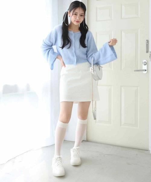 one after another NICE CLAUP（ワンアフターアナザーナイスクラップ）の「ハートエンブレム付きバッグ（ショルダーバッグ・レディース・シルバー/ブラック/ピンク・FREE）」の21枚目の写真