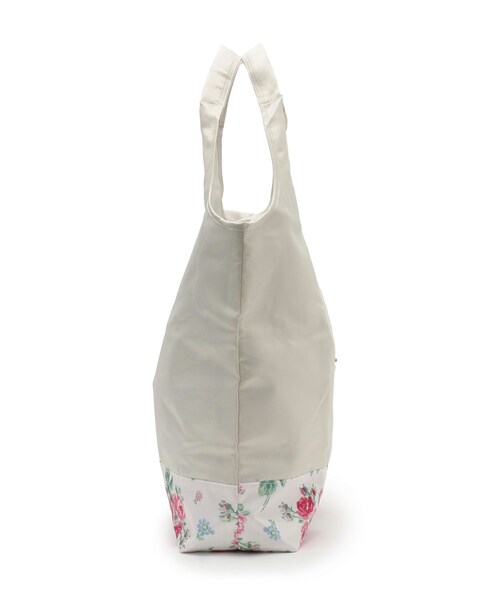 LAURA ASHLEY（ローラアシュレイ）の「【簡易保冷】バンチェッドロージズ マーケットトート（トートバッグ・レディース・ブルー系その他2/アイボリー系・00）」の4枚目の写真