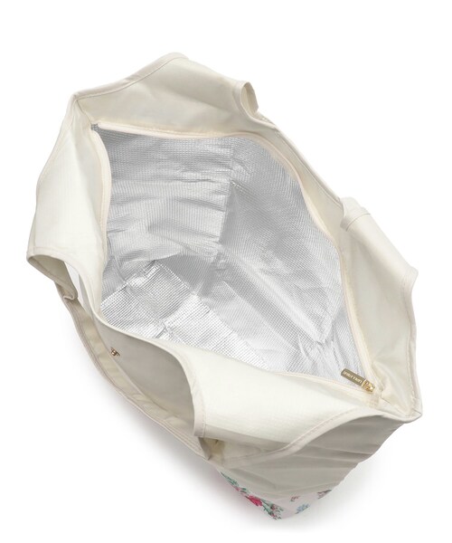 LAURA ASHLEY（ローラアシュレイ）の「【簡易保冷】バンチェッドロージズ マーケットトート（トートバッグ・レディース・ブルー系その他2/アイボリー系・00）」の8枚目の写真