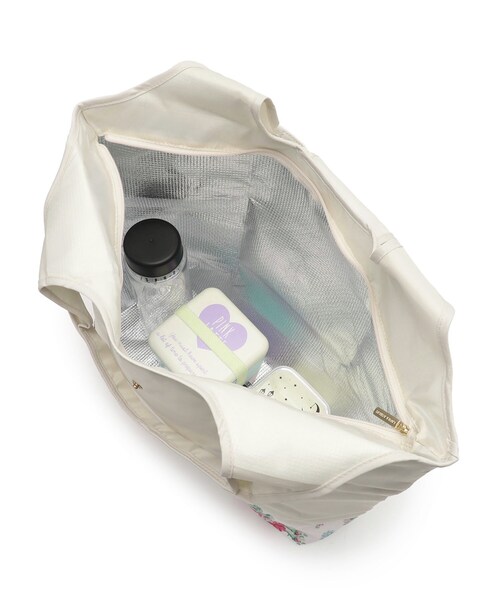 LAURA ASHLEY（ローラアシュレイ）の「【簡易保冷】バンチェッドロージズ マーケットトート（トートバッグ・レディース・ブルー系その他2/アイボリー系・00）」の9枚目の写真