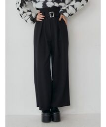 MURUA | ツイルタックワイドパンツ(その他パンツ)