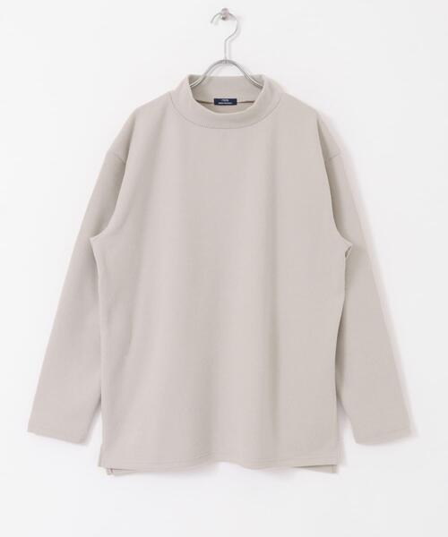 ITEMS URBANRESEARCH（アイテムズ アーバンリサーチ）の「ハイネックリブカットソー（Tシャツ/カットソー・メンズ・オフホワイト/グレー/ベージュ/ブラック/ブルー・MEDIUM/LARGE）」の15枚目の写真