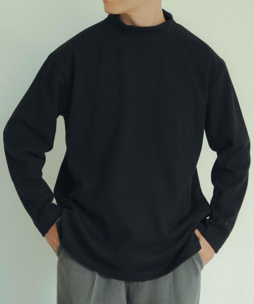 ITEMS URBANRESEARCH（アイテムズ アーバンリサーチ）の「ハイネックリブカットソー（Tシャツ/カットソー・メンズ・オフホワイト/グレー/ベージュ/ブラック/ブルー・MEDIUM/LARGE）」の13枚目の写真