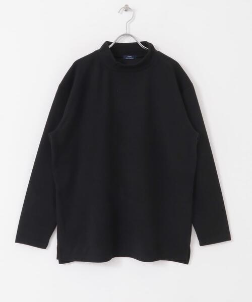 ITEMS URBANRESEARCH（アイテムズ アーバンリサーチ）の「ハイネックリブカットソー（Tシャツ/カットソー・メンズ・オフホワイト/グレー/ベージュ/ブラック/ブルー・MEDIUM/LARGE）」の10枚目の写真