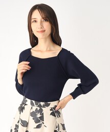 ◆≪エマール検証済≫ボレロ風切り替えニット【洗える】