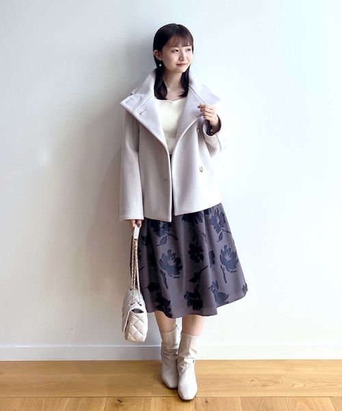 index(インデックス)の「◆≪エマール検証済≫ボレロ風切り替えニット【洗える】(ニット/セーター・レディース・ブラック系7/ライトグレー/ダークオレンジ/ブルー系その他/ホワイト系9・40/36/42/38)」の11枚目の写真