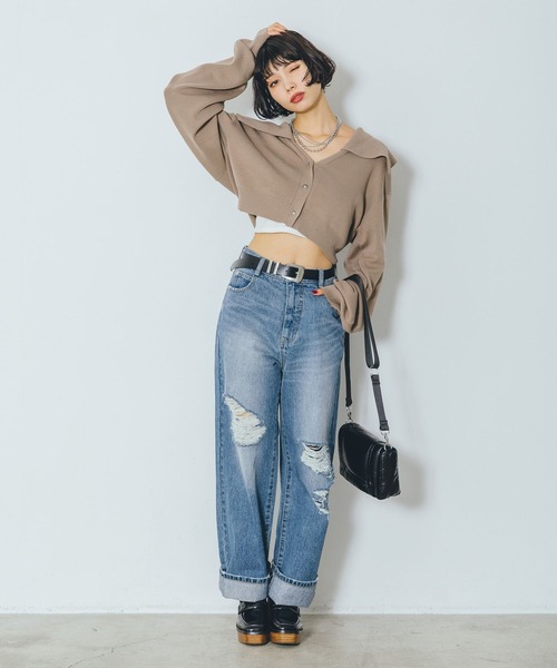 PAGEBOY（ページボーイ）の「ミニパテッドショルダー（ショルダーバッグ・レディース・ホワイト系その他/ブラック・FREE）」の11枚目の写真