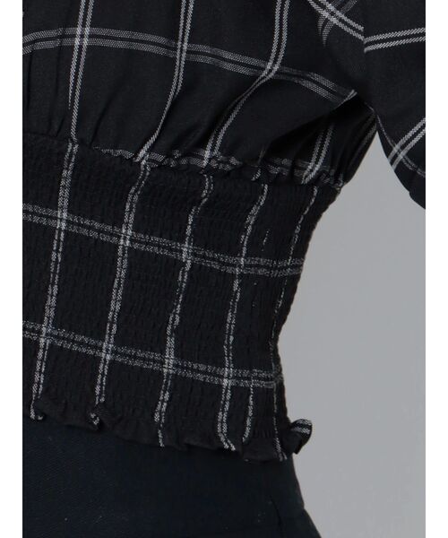 EMODA（エモダ）の「SHIRRING MINI TOP（Tシャツ/カットソー・レディース・ブルー/オレンジ/その他/ホワイト・FREE）」の11枚目の写真