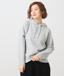 grove | 大人のカジュアルスタイルが楽しめる、ニットフーディ(ニット/セーター)