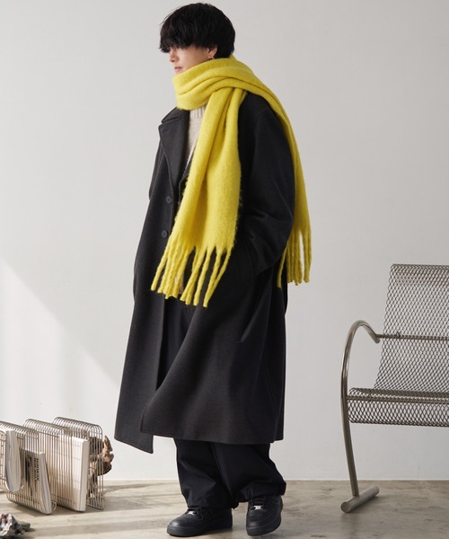 WYM LIDNM（ウィム バイ リドム）の「BLUSHED FLUFFY LONG MUFFLER