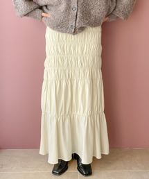 LOWRYS FARM | シャーリングフレアスカート　982537(スカート)