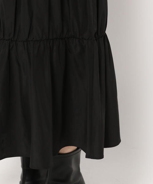 LOWRYS FARM（ローリーズファーム）の「シャーリングフレアスカート　982537（スカート・レディース・ブラック/カーキ/アイボリー・FREE）」の19枚目の写真