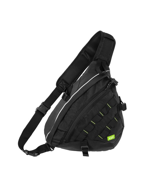HUF(ハフ)の「EMBARCADERO ONE SHOULDER BAG(ショルダーバッグ・メンズ・ブラック・O/S)」の2枚目の写真