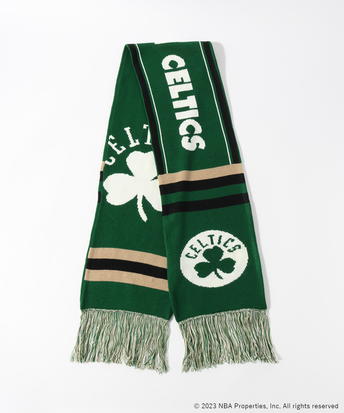 NBA（エヌビーエー）の「WEB限定【Off The Court by NBA】Team Color Muffler（マフラー・メンズ・ブラック/ネイビー/レッド/パープル/グリーン/オレンジ/ブルー系その他・FREE）」の2枚目の写真