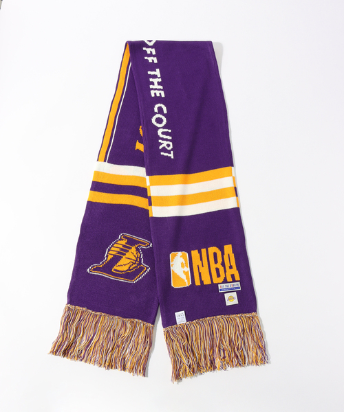NBA（エヌビーエー）の「WEB限定【Off The Court by NBA】Team Color Muffler（マフラー・メンズ・ブラック/ネイビー/レッド/パープル/グリーン/オレンジ/ブルー系その他・FREE）」の12枚目の写真