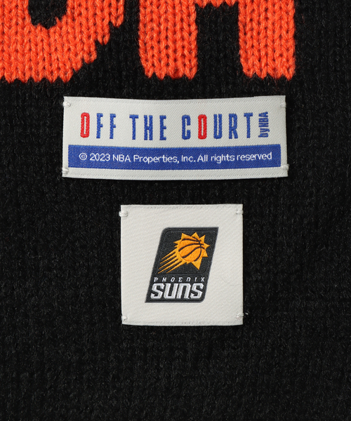 NBA（エヌビーエー）の「WEB限定【Off The Court by NBA】Team Color Muffler（マフラー・メンズ・ブラック/ネイビー/レッド/パープル/グリーン/オレンジ/ブルー系その他・FREE）」の17枚目の写真