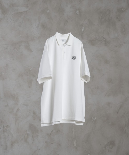 extra quality loose silhouette heavy weight polo shirt