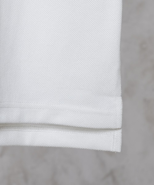 ADRER（アドラー）の「extra quality loose silhouette heavy weight polo shirt / エクストラクオリティルーズシルエットヘビーウェイトポロシャツ（ポロシャツ・メンズ・ホワイト/ブラック/ネイビー・X-SMALL/SMALL/MEDIUM/LARGE）」の17枚目の写真