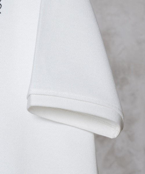 ADRER（アドラー）の「extra quality loose silhouette heavy weight polo shirt / エクストラクオリティルーズシルエットヘビーウェイトポロシャツ（ポロシャツ・メンズ・ホワイト/ブラック/ネイビー・X-SMALL/SMALL/MEDIUM/LARGE）」の18枚目の写真
