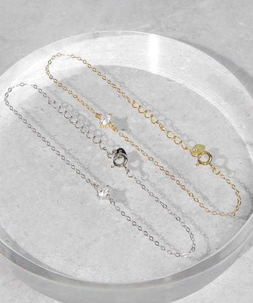 blackdia ocean シアーストーンブレスレットsilver925