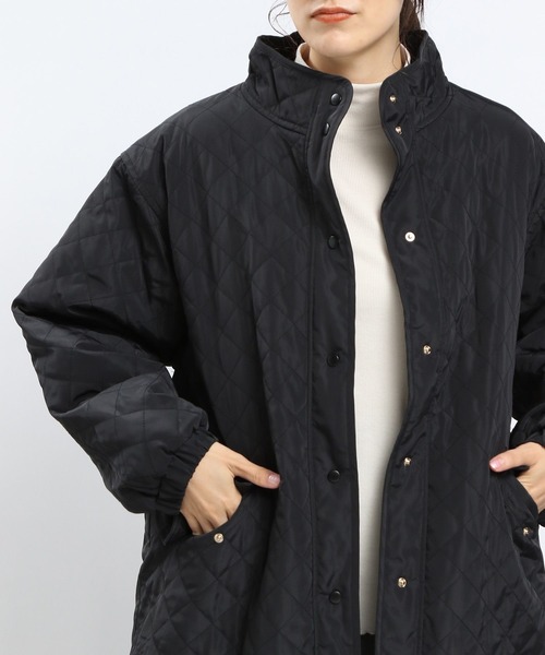 GLOBAL WORK Smile Seed Store（グローバルワーク スマイルシードストア）の「リバーシブルボアロングブルゾン/968527（ブルゾン・レディース・ベージュ/ダークグリーン/ブラック・LARGE/SMALL/MEDIUM/X-LARGE）」の8枚目の写真