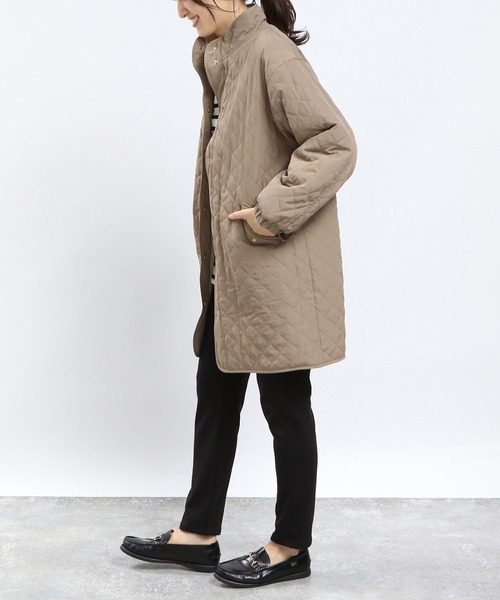 GLOBAL WORK Smile Seed Store（グローバルワーク スマイルシードストア）の「リバーシブルボアロングブルゾン/968527（ブルゾン・レディース・ベージュ/ダークグリーン/ブラック・LARGE/SMALL/MEDIUM/X-LARGE）」の13枚目の写真