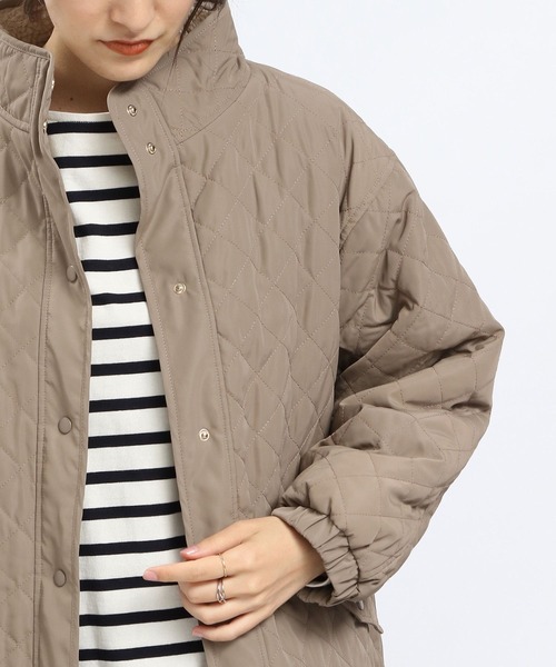 GLOBAL WORK Smile Seed Store（グローバルワーク スマイルシードストア）の「リバーシブルボアロングブルゾン/968527（ブルゾン・レディース・ベージュ/ダークグリーン/ブラック・LARGE/SMALL/MEDIUM/X-LARGE）」の17枚目の写真