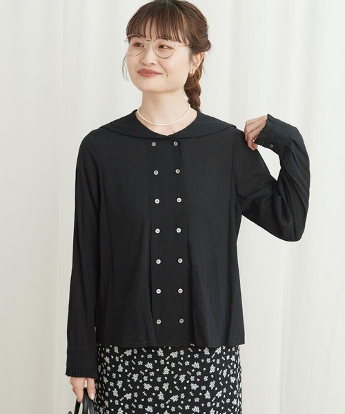 fig london シアーブラウス fig london シアーブラウス