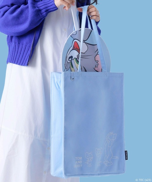 Tom&Jerry(トムアンドジェリー)の「【公式】TOM and JERRY 推しが尊い トートバッグ(トートバッグ・レディース・レッド/オレンジ/ブラック/ホワイト/ピンク/グリーン/イエロー/パープル/ブルー・FREE)」の5枚目の写真
